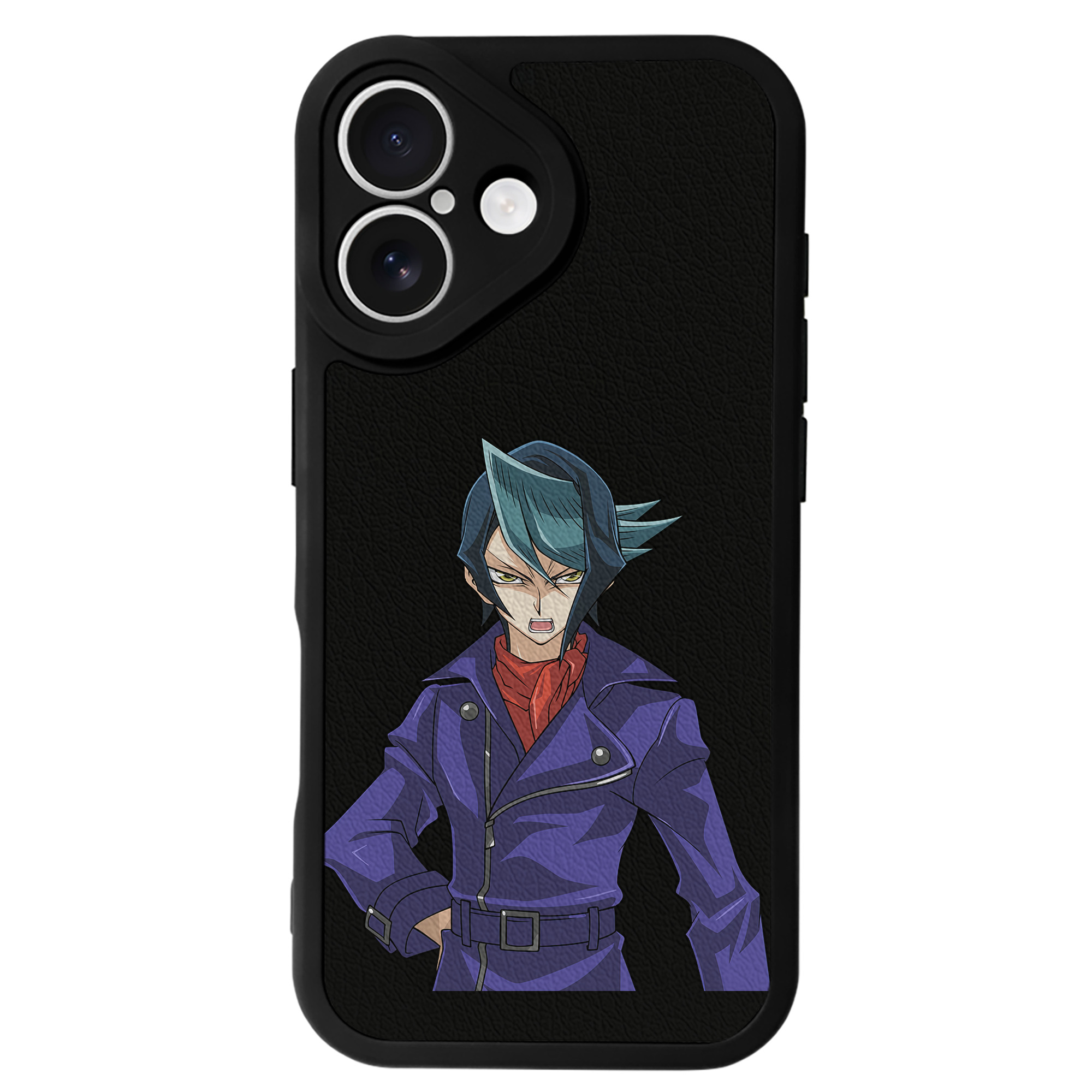 遊☆戯☆王 Yu-Gi-Oh! 【iPhone 16シリーズ対応】シリコンスマホケース（レザー調） 材質：シリコン